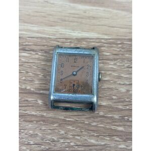Vintage Timor Art Deco Tank Watch Swiss 15 Jewel Manual Wind Parts or Repair